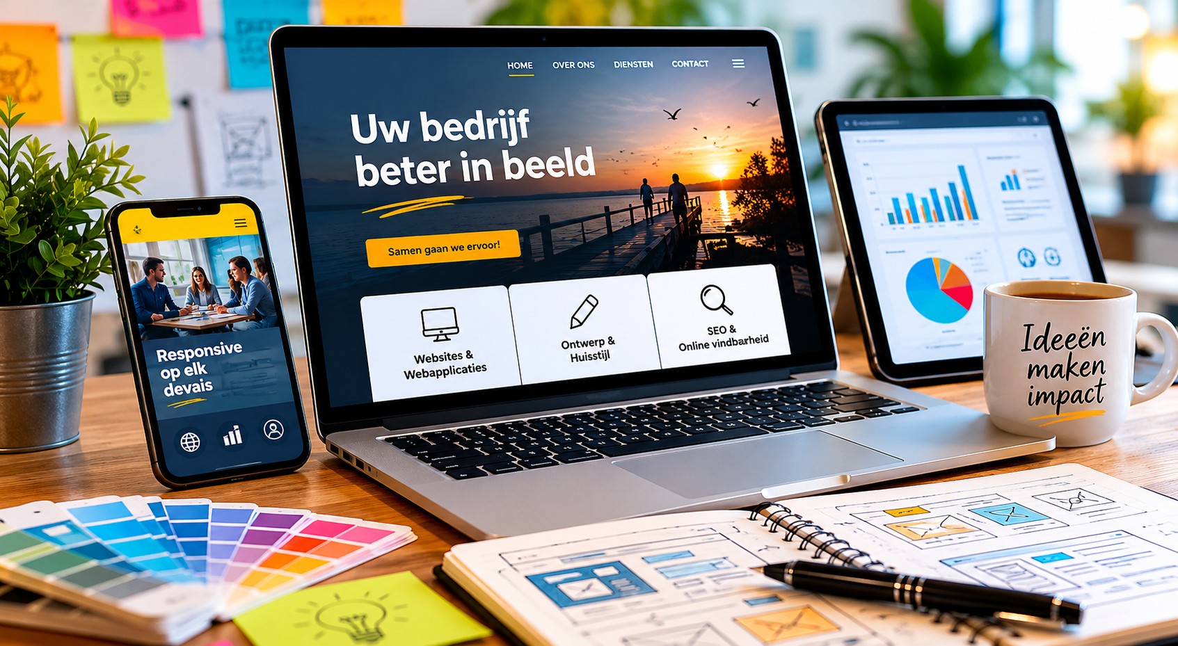 Van idee tot online uitstraling